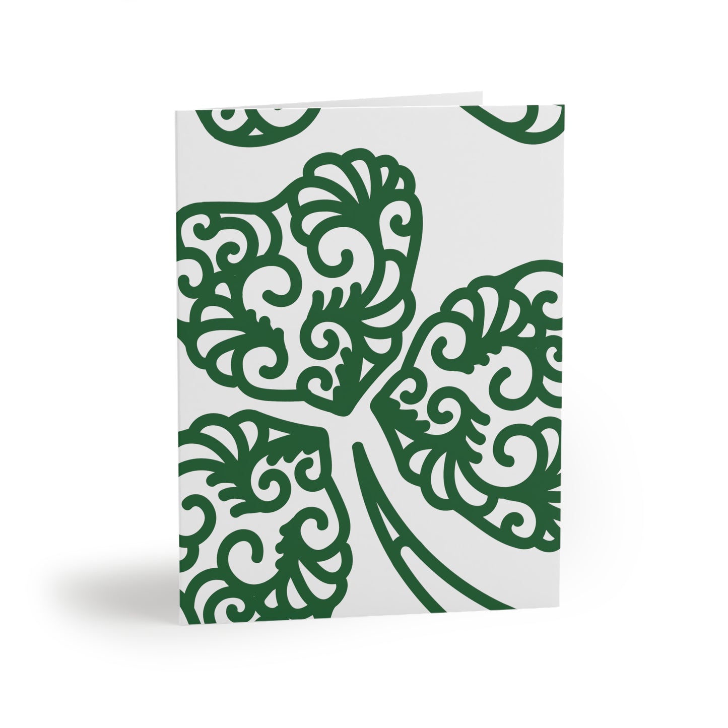 Greeting Cards Set ( 8 )- Irish Shamrock for Goodluck, Love, St Patrick's Day