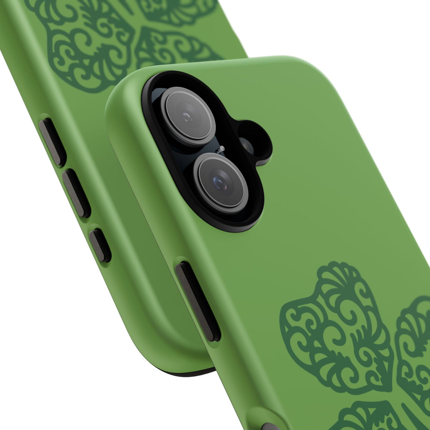 Green shamrock phone case (Tough Cases)