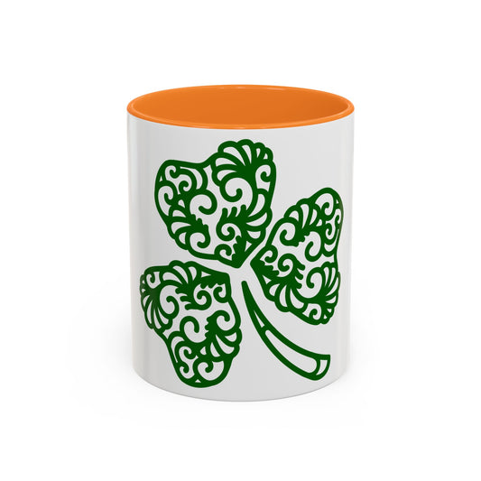 Irish flag/ tricolour & Shamrock Mugs (11oz, 15oz)
